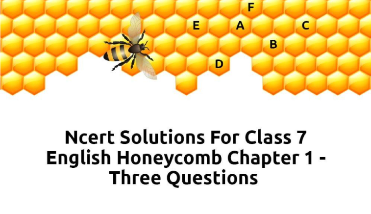 NCERT Solutions For Class 7 English Honeycomb Chapter 1 - Three Questions